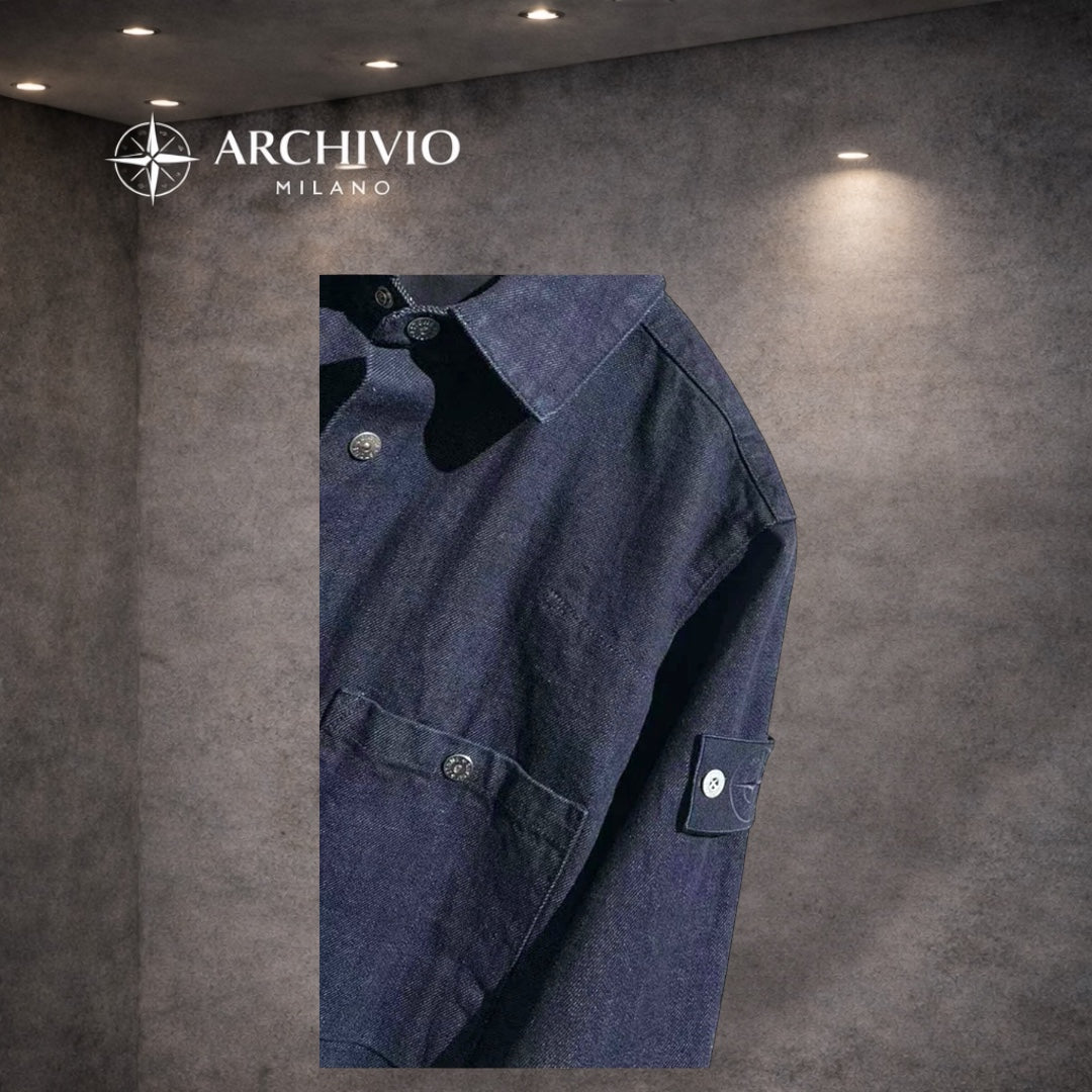 STONE ISLAND CHEMISE EN JEAN