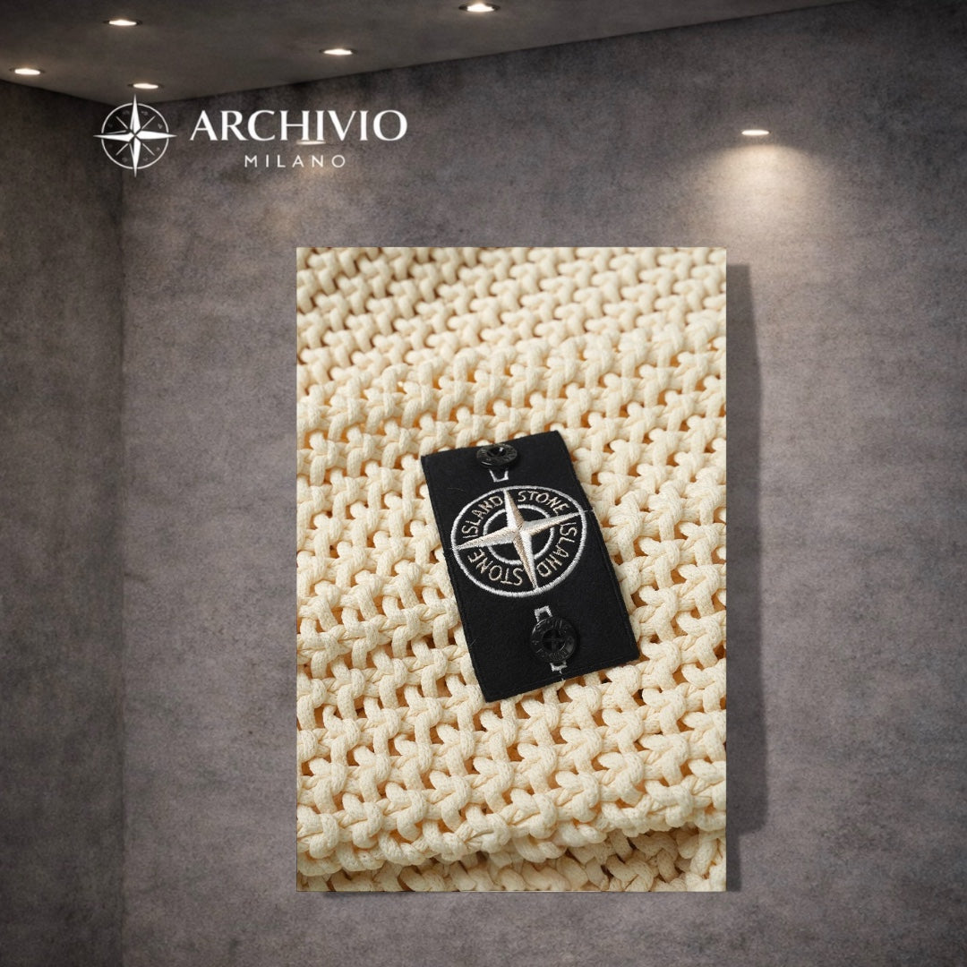 STONE ISLAND UV-REACTIVE KNIT SWEATER