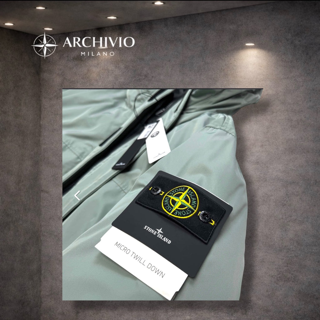 STONE ISLAND PARKA EN DUVET MICRO TWILL