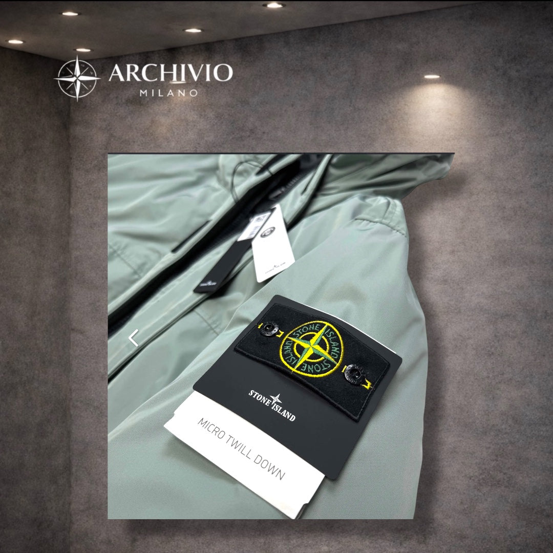 STONE ISLAND PARKA EN DUVET MICRO TWILL