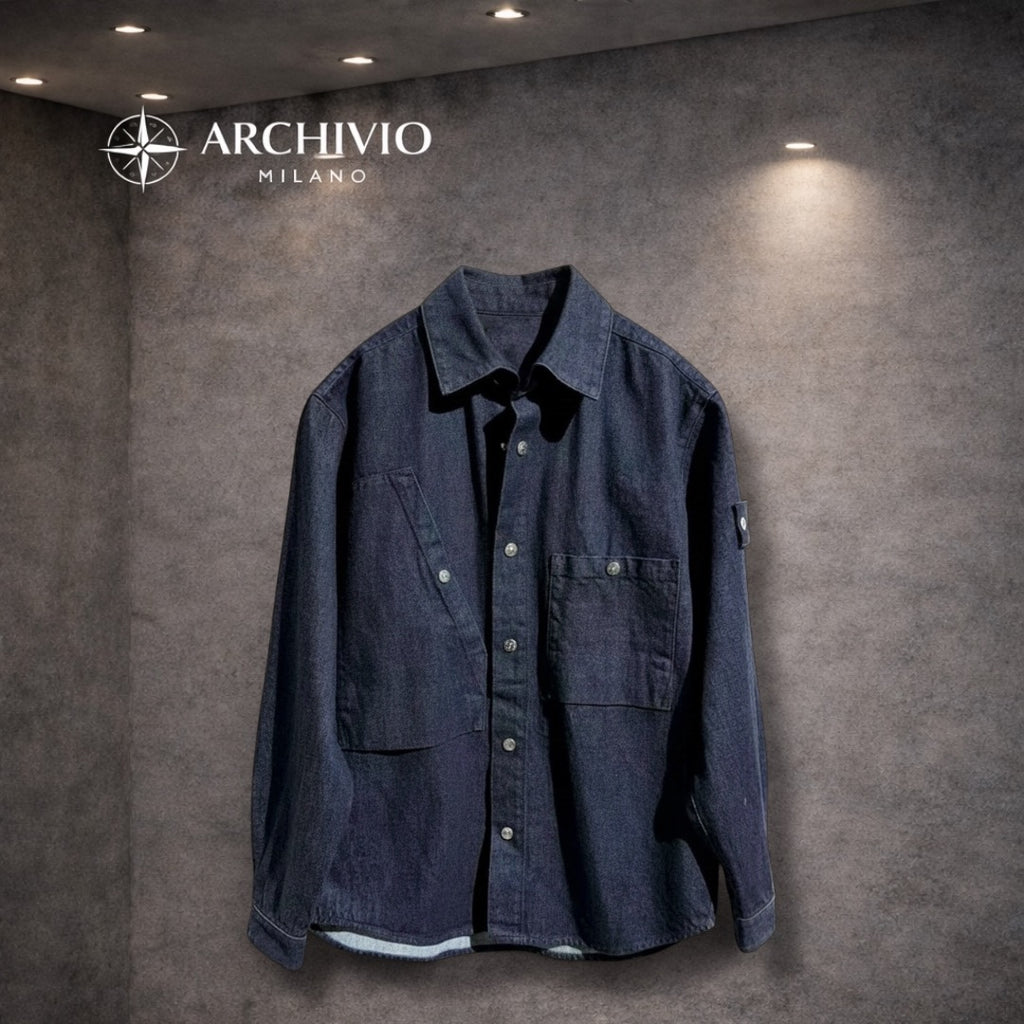 STONE ISLAND CHEMISE EN JEAN