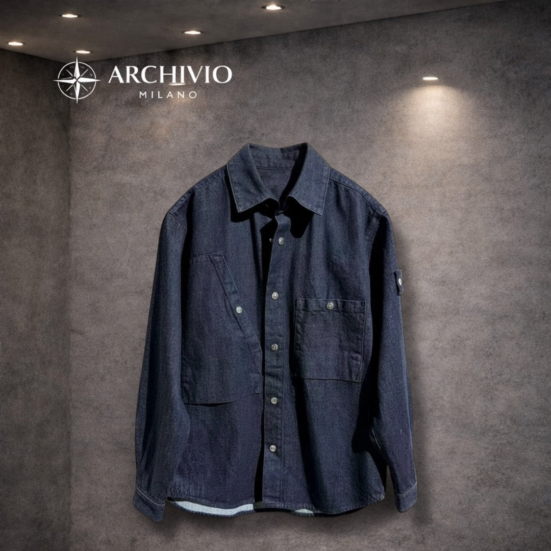 STONE ISLAND CHEMISE EN JEAN