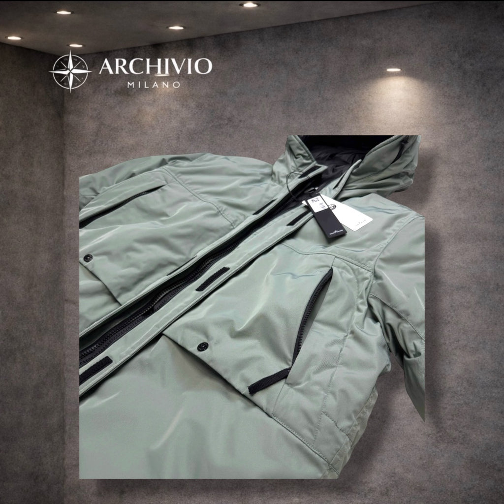 STONE ISLAND PARKA EN DUVET MICRO TWILL