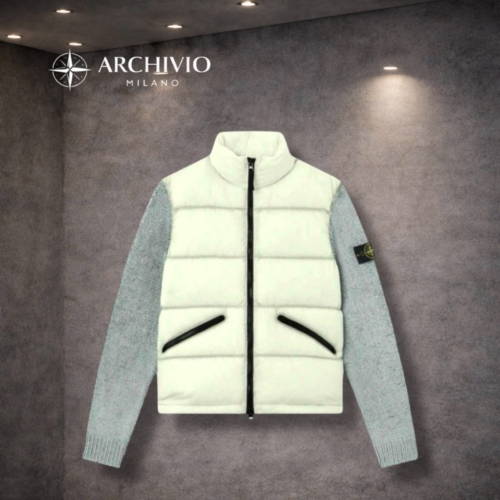 DOUDOUNE LÉGÈRE A MANCHE EN MAILLE