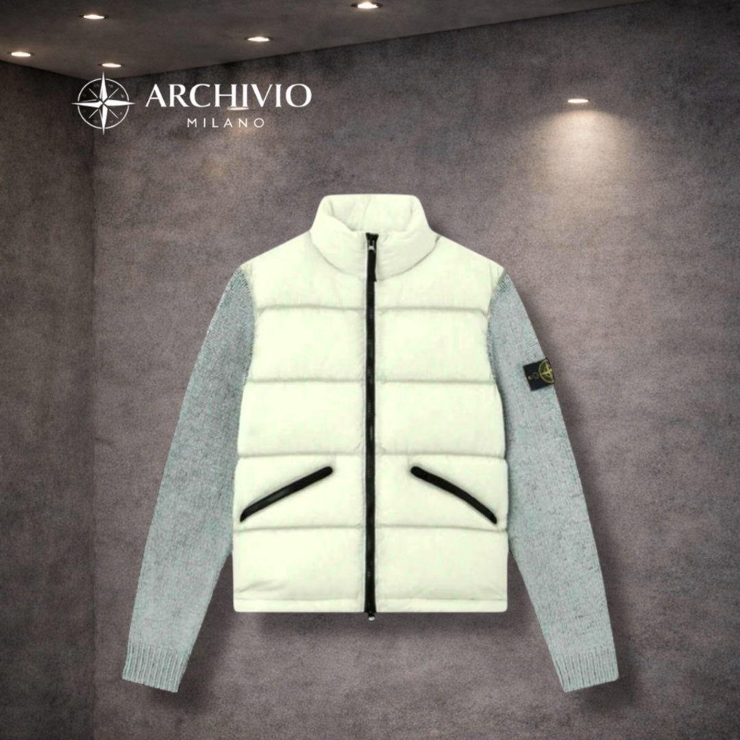 DOUDOUNE LÉGÈRE A MANCHE EN MAILLE