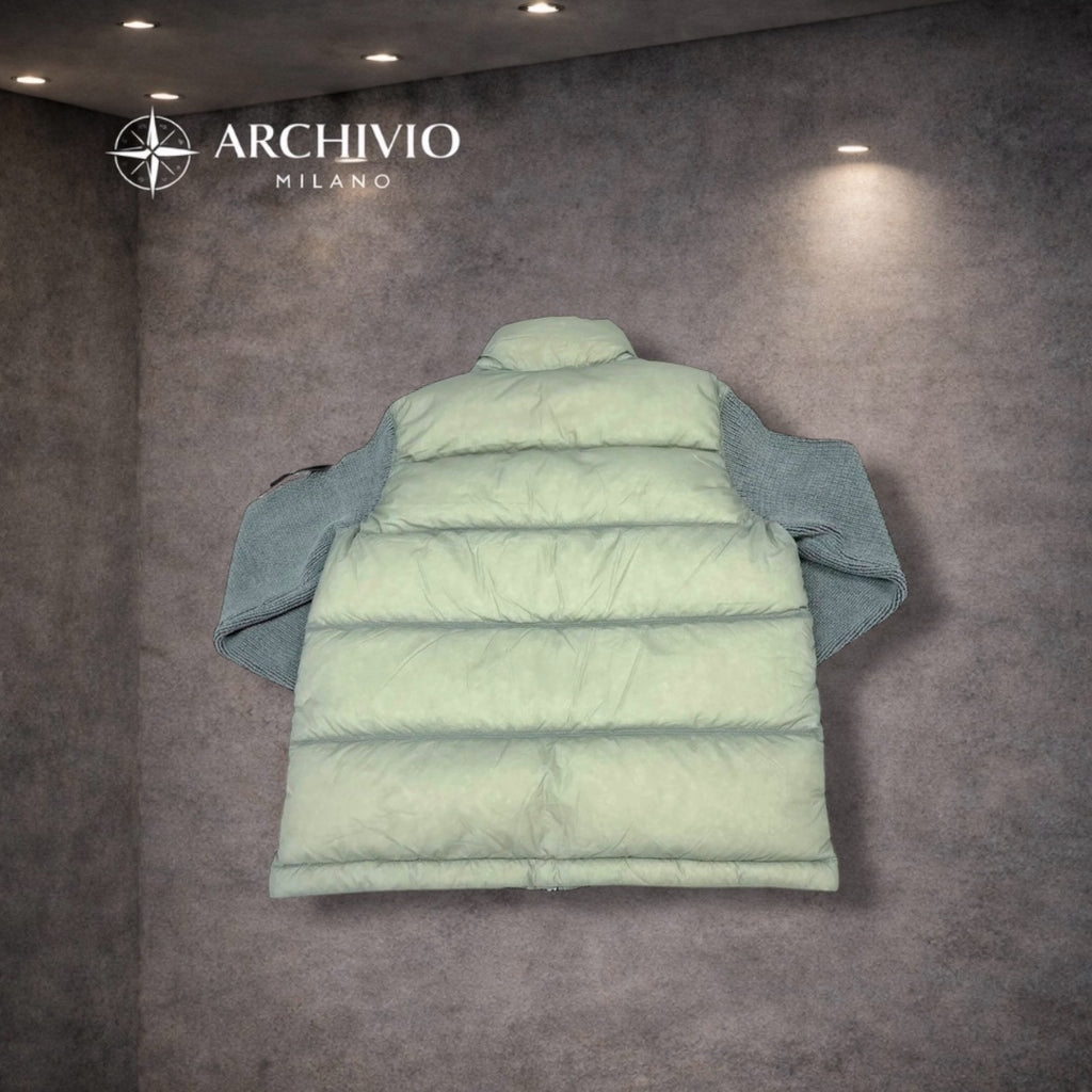 DOUDOUNE LÉGÈRE A MANCHE EN MAILLE